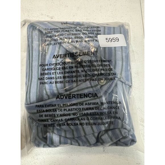 Jos. A. Bank Men's Tailored Fit Reserve Polo Shirt Size XL NWT Striped Blue - Picture 6 of 6